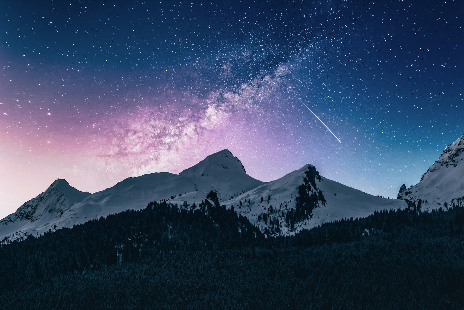 Dramatic mountain landscape