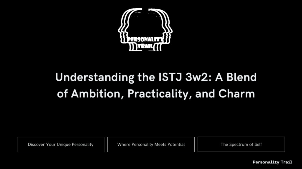 Understanding the ISTJ 3w2: A Blend of Ambition, Practicality, and Charm