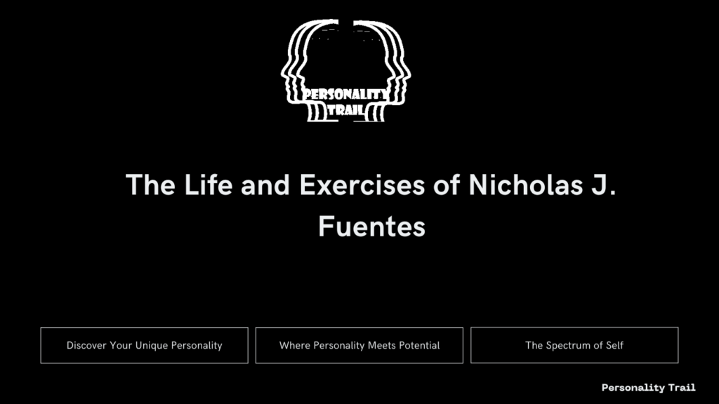 The Life and Exercises of Nicholas J. Fuentes